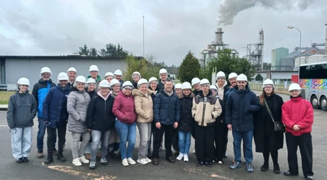 foto de grupo de la visita